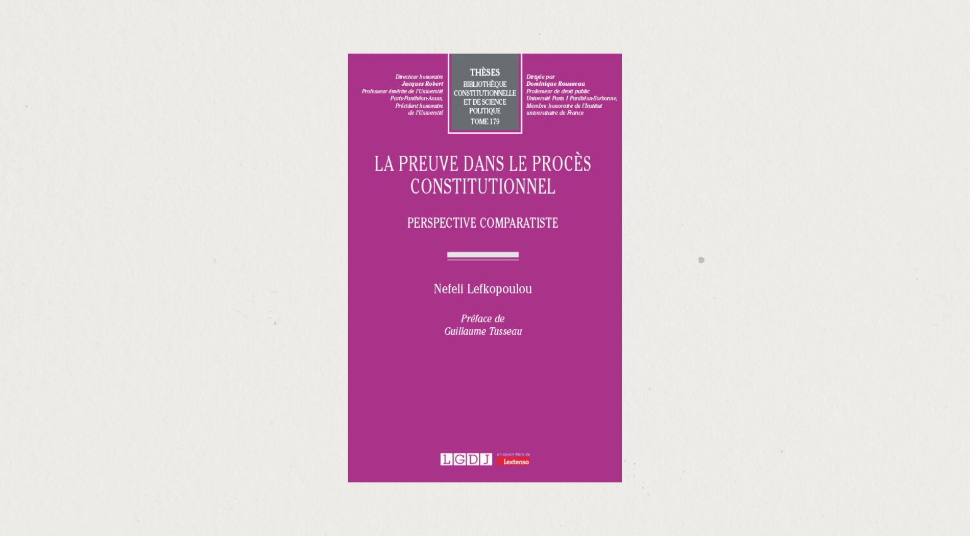 Illustration de l'article La preuve dans le procès constitutionnel : perspective comparatiste 